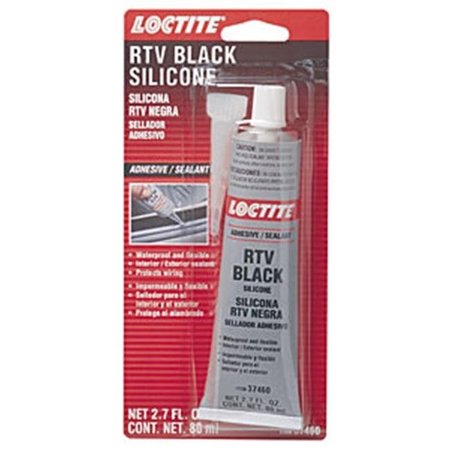 LOCTITE Loctite LOC37460 RTV Silicone Black Adhesive Sealant- 80ml Tube LOC37460
